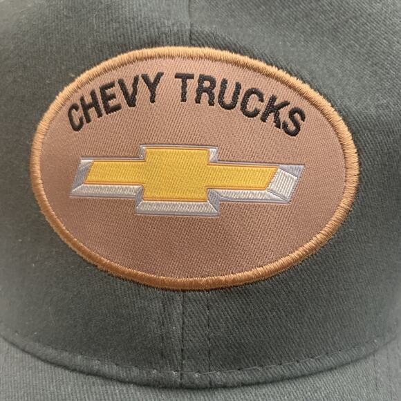 Chevy Trucks Gray/Tan Mesh Adjustable Cap - Picture 4 of 4